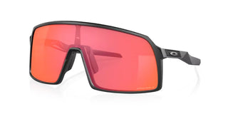 Occhiali da ciclismo Oakley Sutro Matte Black Prizm Trail Torch vista fronte | BBike