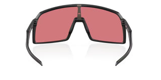 Occhiali da ciclismo Oakley Sutro Matte Black Prizm Trail Torch vista retro | BBike