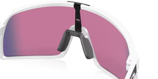 Occhiali da ciclismo Oakley Sutro Matte White Prizm Road vista supporto | BBike