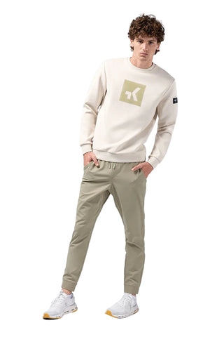 Jogger lungo uomo Gobik Drifter con vestibilità slim, tessuto tecnico elasticizzato e design casual sportivo per uso quotidiano