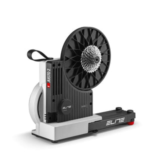 Rullo Elite Justo 2 vista posteriore con grande volano e struttura di supporto