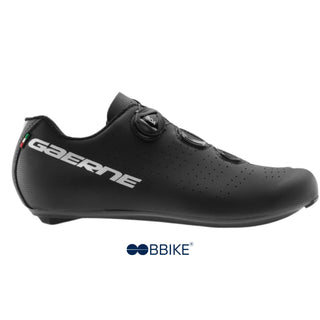 Scarpa da ciclismo Gaerne Sprint nera vista laterale destra, con chiusura BOA, ideale per competizioni su strada