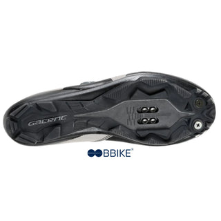 Suola delle scarpe da mountain bike Gaerne Lampo Nero con attacco SPD e grip aggressivo per massima trazione su terreni tecnici.