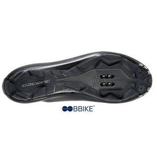 Suola scarpa MTB Gaerne Trail nera - battistrada in gomma antiscivolo con attacco tacchette SPD per massima aderenza