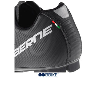 Tacco scarpa da MTB Gaerne Trail nero - con rinforzo e linguetta riflettente per visibilità e sicurezza in notturna