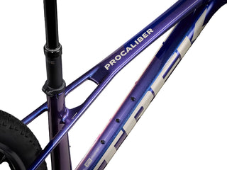 Bicicletta mountain bike Trek Procaliber 9.5 GEN 3 blu vista dettaglio telaio | BBIKE