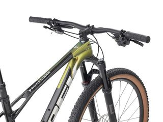 Mountain bike Trek Procaliber 9.6 Gen 3 verde e nero dettaglio tubo obliquo | BBIKE