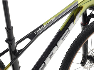 Mountain bike Trek Procaliber 9.6 Gen 3 verde e nero dettaglio telaio | BBIKE