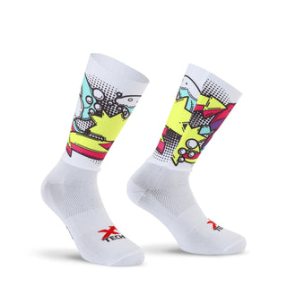 Calze X-Tech Crono 8 - Bianco