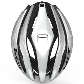Casco Met Trenta 3K Carbon - Bianco