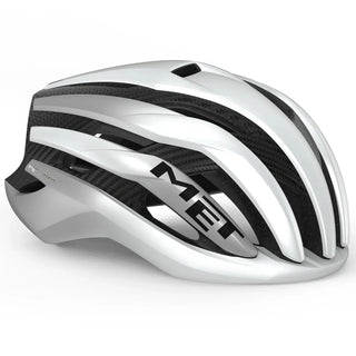 Casco Met Trenta 3K Carbon - Bianco